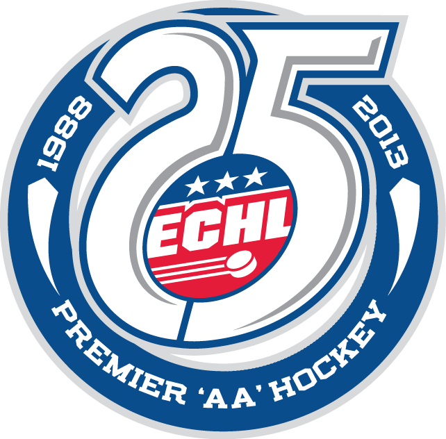 echl 2013 anniversary logo iron on heat transfer...